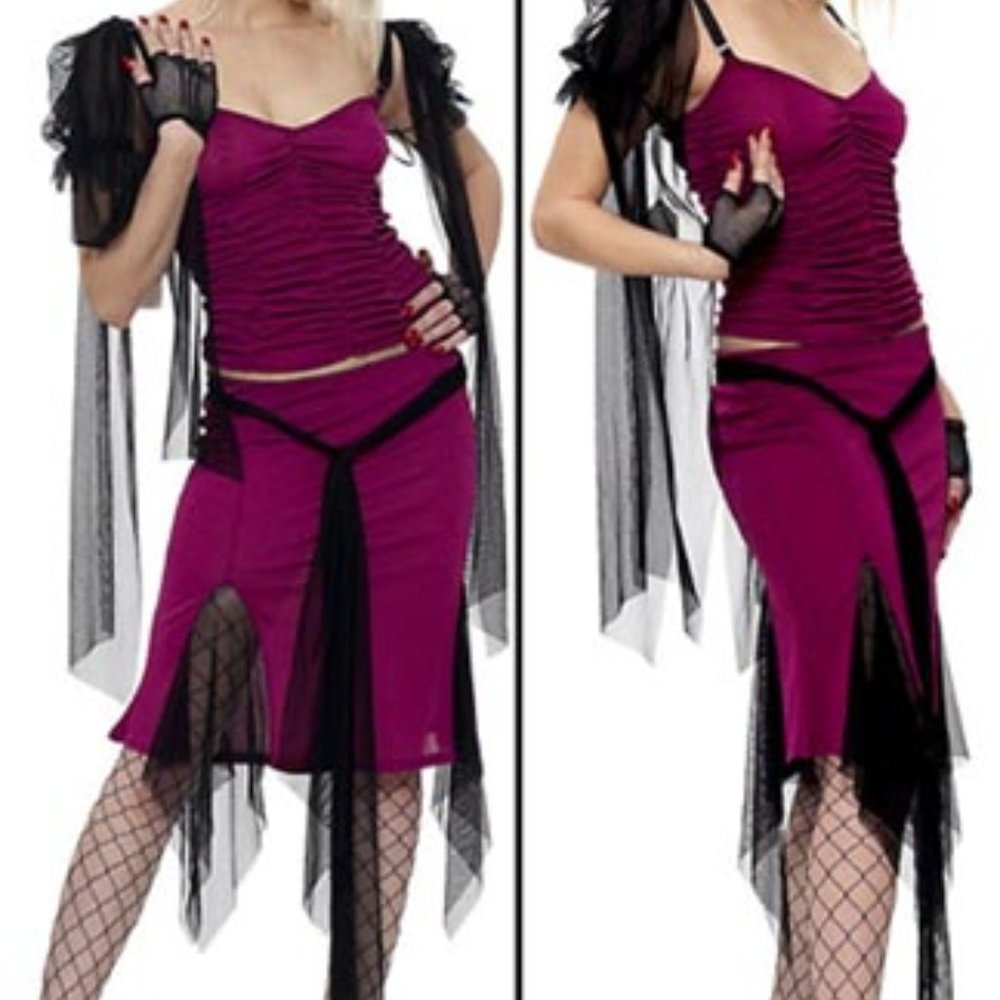 Lip Service Dizzy Disko Sex Trash Skirt L